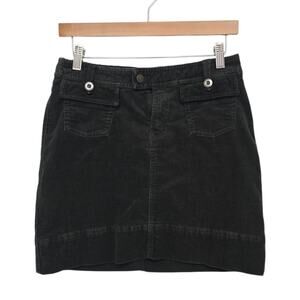 Patagonia‎ Green Corduroy Skirt Women's 4 Organic Cotton Casual Hiking Camping